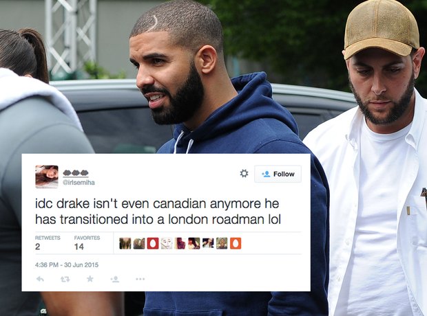 Drake Is Trying To Be A London Roadman And Twitter Is ...